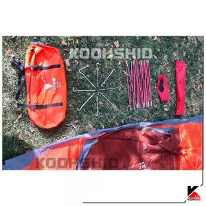 چادر دوپوش ضد آب کوهنوردی 2 نفره اورجینال کله گاوی مدل Pekynew k2009