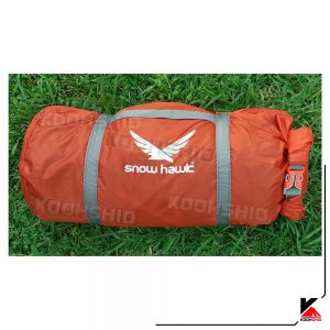 بسته بندی چادر کوهنوردی 2 نفره اسنوهاک مدل Snow hawk T2003 نارنجی