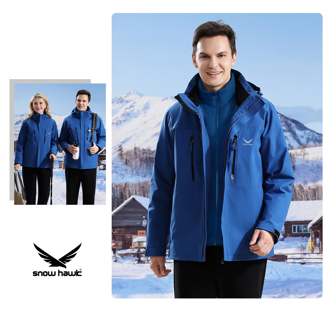 کاپشن دوپوش پر اسنوهاک (زنانه و مردانه)